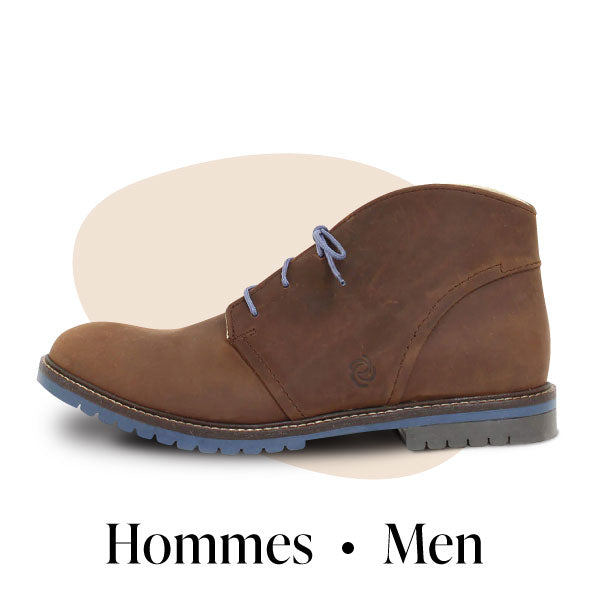 Martino propose des chaussures, des mocassins et des bottes de grande qualité pour hommes. Faites de cuir véritable, chaque paire est confectionnée à la main par des artisans de talents dans la ville de Québec.